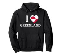 I Heart Groenland Flag is Not for Sale Support Danish Design Sweat à Capuche