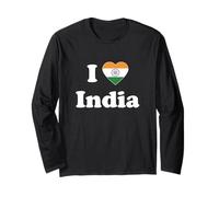 I Heart India Indian I Love India Manche Longue