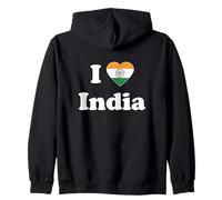 I Heart India Indian I Love India Sweat à Capuche