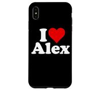 I Heart Love Alex Alexandra Alexander Alexander Alexis Coque pour iPhone XS Max