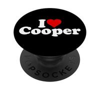 I HEART LOVE COOPER NOM SUR UN T-SHIRT PopSockets PopGrip Adhésif