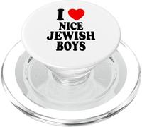 I Heart (Love) Nice Juish Boys Sweet Kind Attraction PopSockets PopGrip pour MagSafe