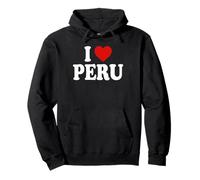 I HEART LOVE PERU Sweat à Capuche