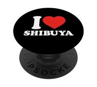 I Heart Love Shibuya PopSockets PopGrip Adhésif