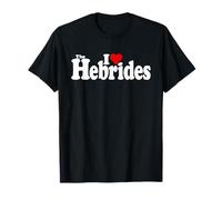 I Heart Love The HEBRIDES Archipel ÉCOSSE T-Shirt