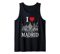 I Heart Madrid I Love Madrid Souvenir Débardeur