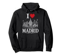 I Heart Madrid I Love Madrid Souvenir Sweat à Capuche