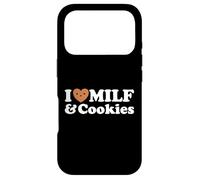 I Heart Milf & Cookies - Funny Milk Love Hot Sweet Moms Blague Coque pour iPhone 17 Pro