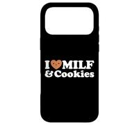 I Heart Milf & Cookies - Funny Milk Love Hot Sweet Moms Blague Coque pour iPhone 17 Pro Max