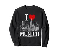 I Heart Munich I Love Munich Souvenir Sweatshirt