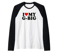 I Heart My G Big Love Matching Little Big Sorority Manche Raglan