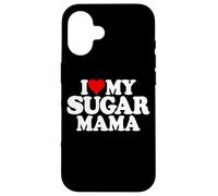 I HEART MY SUCAR MAMA I LOVE MY SUCAR MOMMA MOMMY Coque pour iPhone 16