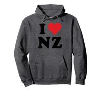 I Heart NZ Initials I Love N.Z. First and Last Name N Z Sweat à Capuche