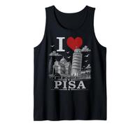 I Heart Pisa I Love Pisa Souvenir Débardeur