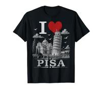 I Heart Pisa I Love Pisa Souvenir T-Shirt