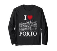 I Heart Porto I Love Porto Souvenir Manche Longue