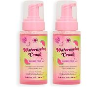 I Heart Revolution Watermelon Crush Shower Foam, Mousse de Douche à l’Acide Hyaluronique & Extrait de Pastèque, Vegan & Cruelty-Free, 250ml (Lot de 2)
