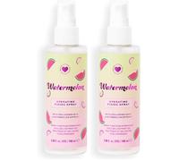 I Heart Revolution Watermelon Dewy Fixing Spray, Spray Fixateur Hydratant & Léger, Vegan & Cruelty-Free, 100ml (Lot de 2)