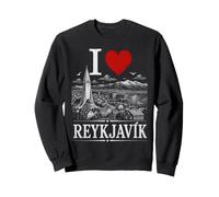 I Heart Reykjavik I Love Reykjavik Souvenir Sweatshirt