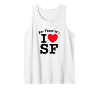 I Heart San Francisco, Cool I Love SF California Graphic Débardeur