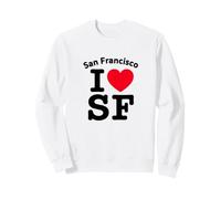 I Heart San Francisco, Cool I Love SF California Graphic Sweatshirt