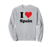 I Heart Spain Love Country Souvenir Themed Stuff Sweatshirt