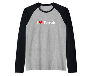 I Heart Terroir Manche Raglan