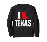 I Heart Texas République du Texas The Lone Star State 2025 Manche Longue
