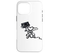 I Heart The 90s Movie Store Rent Cassette en Vrac déroulée Coque pour iPhone 16 Pro Max