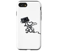 I Heart The 90s Movie Store Rent Cassette en Vrac déroulée Coque pour iPhone SE (2020) / 7/8