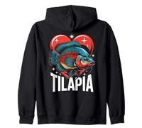 I Heart Tilapia Fish Lover Sweat à Capuche