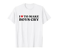 I Heart To Make Boys Cry Funny Red Heart Love Girls T-Shirt