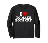 I Heart to Make Boys Cry Shirt - I Love to Make Boys Cry Manche Longue