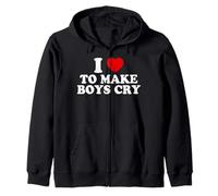 I Heart to Make Boys Cry Shirt - I Love to Make Boys Cry Sweat à Capuche