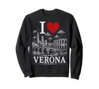 I Heart Verona I Love Verona Souvenir Sweatshirt