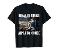 I Heart Werewolfs Humain de Chance Alpha de Choice Wolf Meme T-Shirt