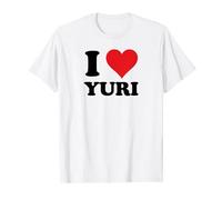 I Heart Yuri Prénom I Love Custom Stuff T-Shirt