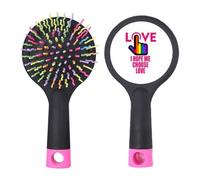 I Hope We Choose Love Brosse à cheveux démêlante Art Déco Fashion Salon Base Coussin