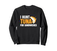 I Hunt Thon for Sandwiches Funny Albacore Big Game Fishermen Sweatshirt