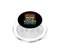 I Identify As A Protective Mom My Pronouns are Try/Me PopSockets PopGrip pour MagSafe