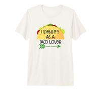I Identify As A Taco Lover Funny Mexican Food Pronom T-Shirt Haut de Gamme