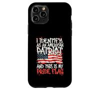 I Identify As an American Patriot This is My Pride Flag Coque pour iPhone 11 Pro