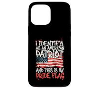 I Identify As an American Patriot This is My Pride Flag Coque pour iPhone 13 Pro Max