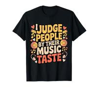 I Judge People by Their Music Taste Liste de Lecture Snob |- T-Shirt