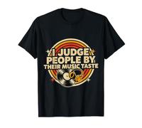 I Judge People by Their Music Taste Liste de Lecture Snob - T-Shirt