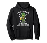I Just Came for Cold Beer and Redheads Alien St Patrick Day Sweat à Capuche