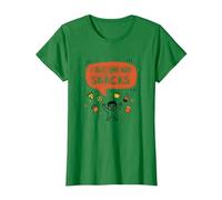 I Just Came Here for The Snacks Funny Food Lover T-Shirt, Femme, Vert Kelly, XL