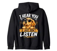 I Just Don't Listen Dog Walker Sweat à Capuche
