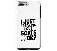 I Just Fraking Love Goats, d'accord ? Amoureux des chèvres drôle Coque pour iPhone 7 Plus/8 Plus