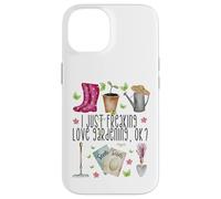 I Just Freaking Love Gardening for Garden Mom and Plant Lady Coque pour iPhone 14